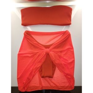 Bikini Top + Bottom + Sarong
